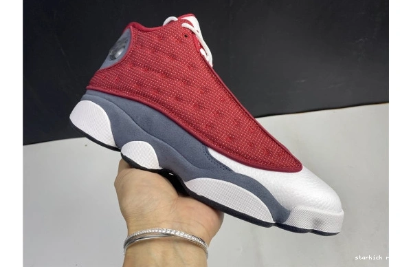 Jordan Grey 13 414571-600 Flint Air 414571-600 Retro Gym Red 0210